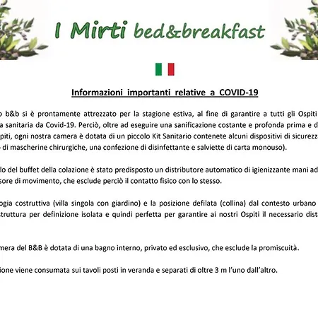 I Mirti Bed & Breakfast *